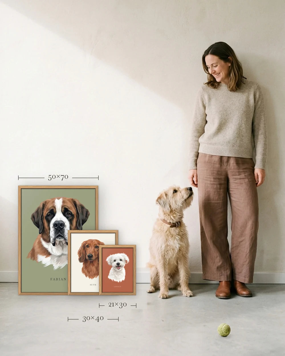 Hundporträtt efter ditt foto